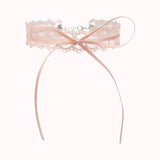 Delicate Lace Bow Choker Necklace